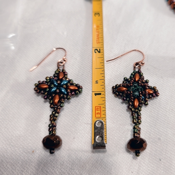 Earring And Necklace Super Duo Set - Picture 4 of 10